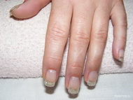 Pezsgőcsillámos francia