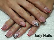 Best Nails - Francia virágos