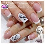 Best Nails - Marilyn Monroe nail art