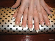 Best Nails - akril virággal