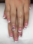 Best Nails - Francia levél díszítéssel