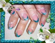 Best Nails - Blue nail art