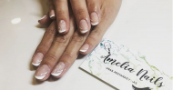 Best Nails - Francesa con estampo floral