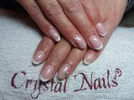 Best Nails - csillámos francia