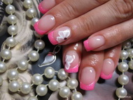 3D virágokkal és kavicsokkal 