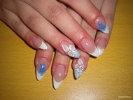 hálóval díszítve