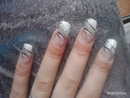 francia ezüst fekete köves