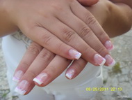 kicsi csillogó francia hologramos szálakkal