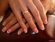 Egyszerű francia virágal feldobva