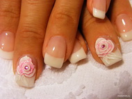 Porcelán rózsás francia