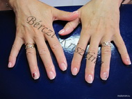 Csillámos  francia katicával