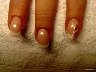 Színes  köves  francia