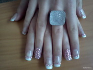 Best Nails - szivecskés francia