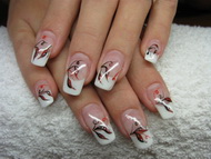 akril díszítés+csillám zselé