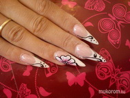 francia virágmintával