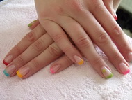 Best Nails - szivárvány
