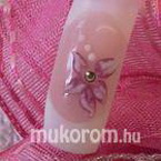 Best Nails - 2009 3D porcelán virág