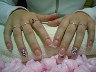 Best Nails - Boginak ... töltés + akril virág