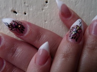 Francia kis virággal