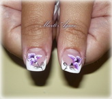 Mini francia kis virággal