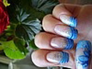 Best Nails - csíkos francia