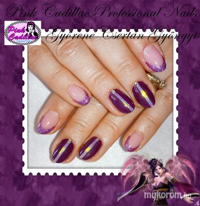 Gyöngyi Györené Csertán - Purple nail art - 2018-10-19 18:33