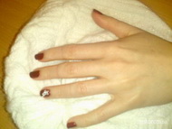 Best Nails - bordó gel lac2