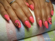 Neon rózsaszín gél lac