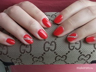 Best Nails - piros gél lac