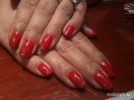 Gl lonc és csillám díszítés