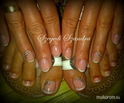 GelLac kézre és lábra kövekkel