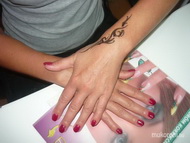 gel lak csillám tetkoval