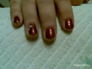 Manikűr lakkozással