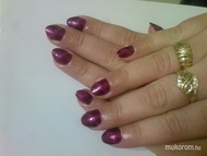 bordó lakk csillámmal