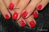 Évi csak szolídan piros gel lakk