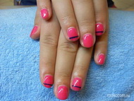 Best Nails - pink gél lakk