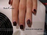 majdnem négy hetes gél lakk