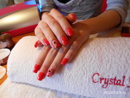 Gél lakk ferrari piros