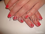 lakkzselé akril mintával