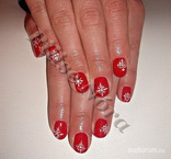 lakkzselé akril mintával