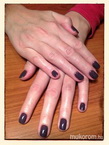 Best Nails - Lila és szürke téli szín