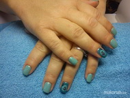 lakkozás és virág