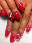 CND Shellac zselés lakk Wildfire Piros
