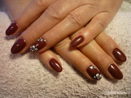 gél lakk porcelánon