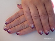 lakkzselé egymozdulat virágokkal