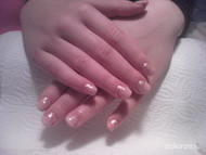 Best Nails - gél lakk csillámporral