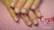lila gél lakk saját körömre