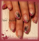 Best Nails - fehér francia arany