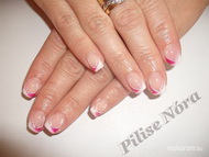 lakkzselé csillámmal és akrilfestéssel