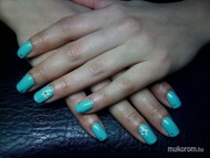 Gél Lakk Akryl díszítéssel